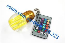  Đèn E27 RGB táo