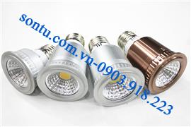  Đèn E27 nhân COB khía
